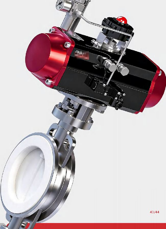 Fluorine-Lined Butterfly Valve product visual